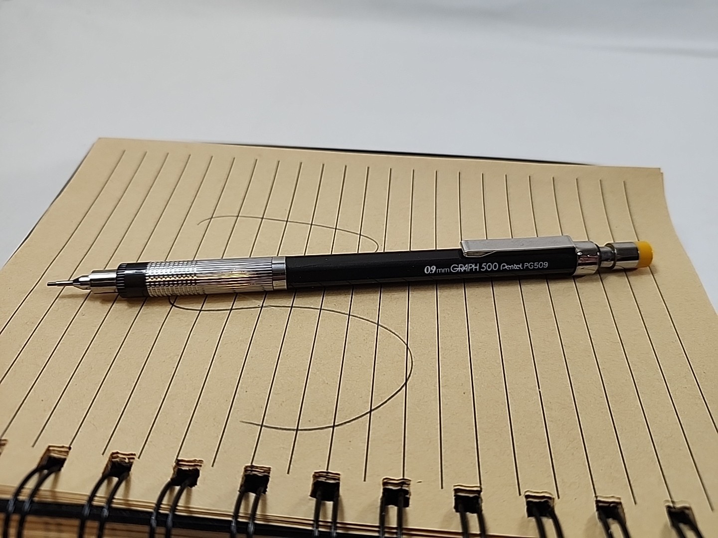 Pentel Graph Gear 500 Mechanical Drafting Pencil 0.9 mm Black Barrel PG509