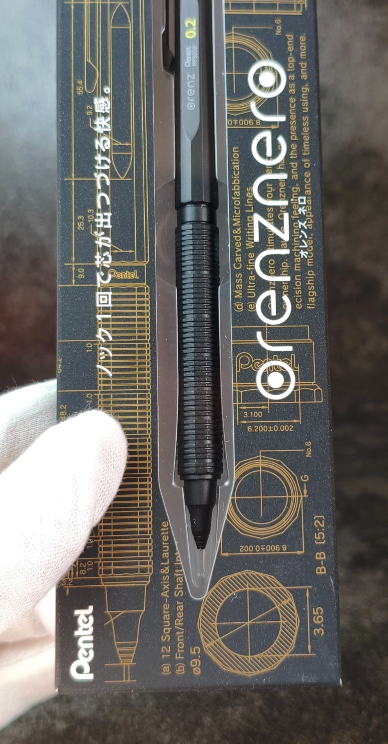 Pentel Orenznero 0.2 Uni Kuru Toga Metal Limited Zento Signature Japan Set