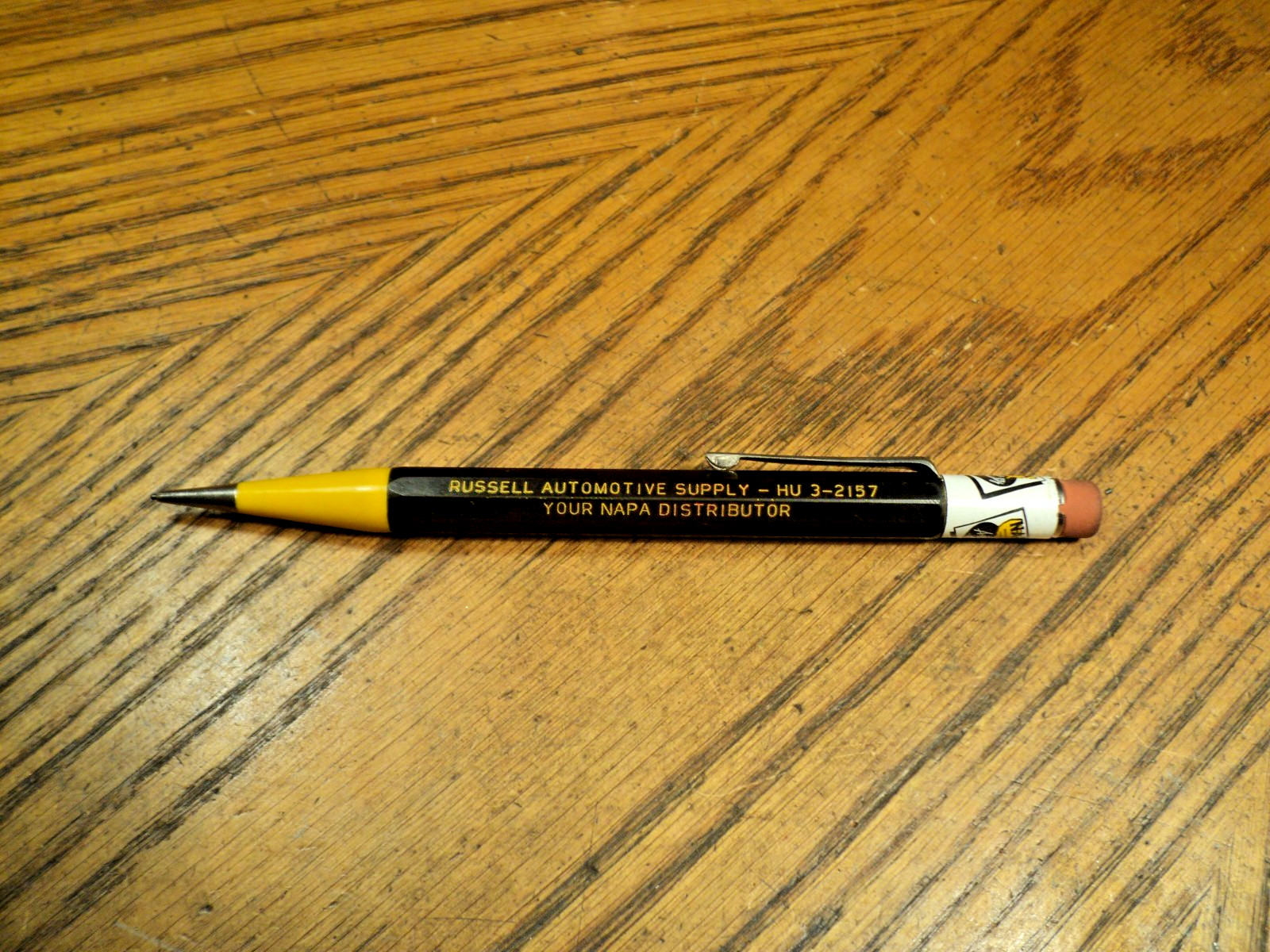 Vintage Autopoint Mechanical Pencil Russell Automotive 5-3/4″ NAPA