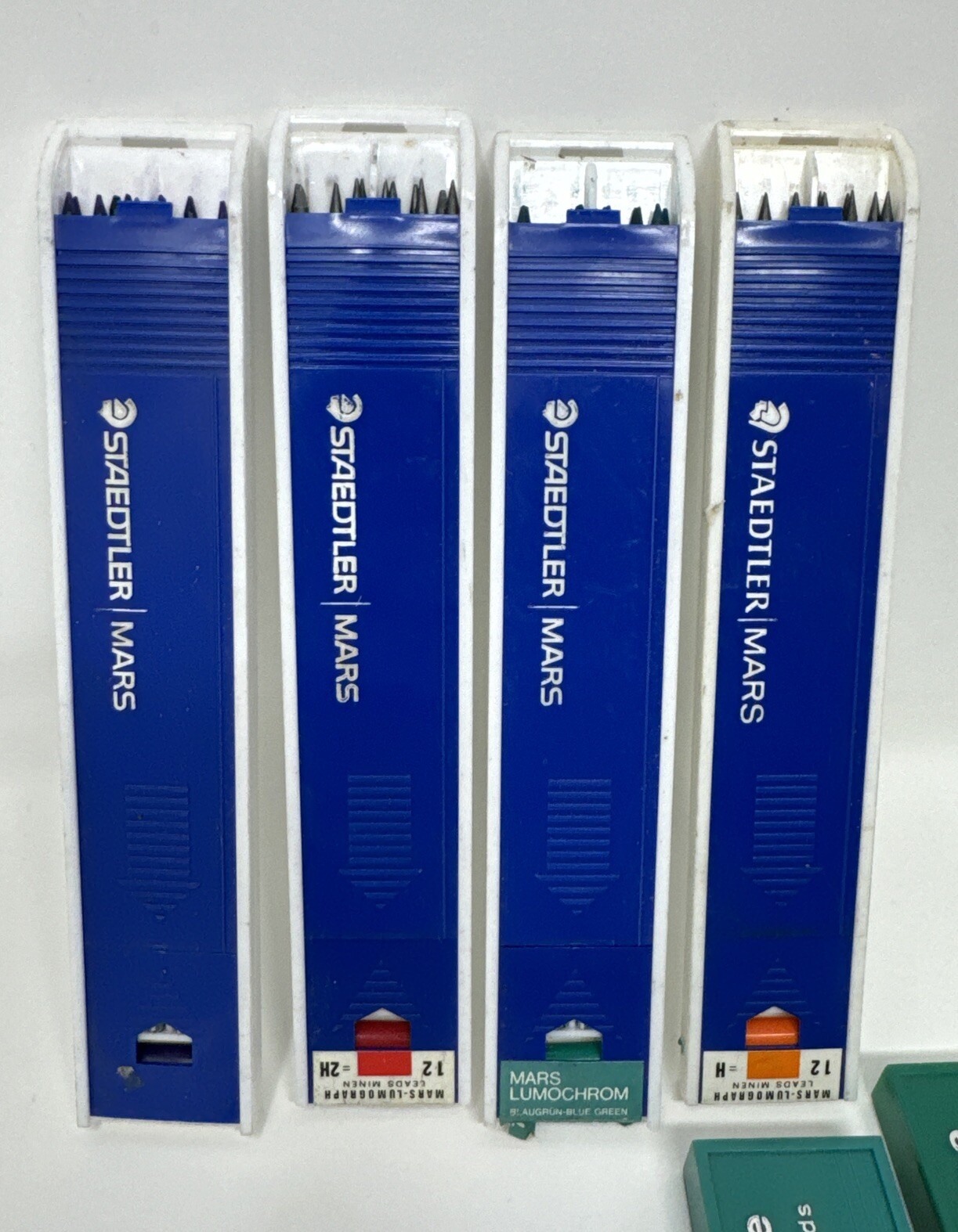 Vintage Staedtler Mars And Eagle Turquoise Lead Mixed Lot