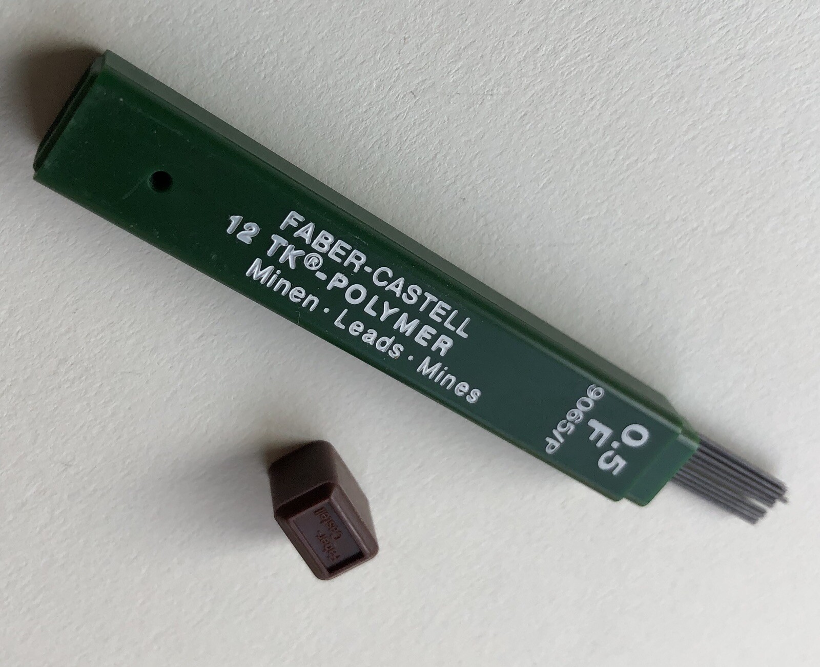 Vintage Faber-Castell TK-POLYMER .5mm Mechanical Pencil Lead F 9065/P 12 Sticks