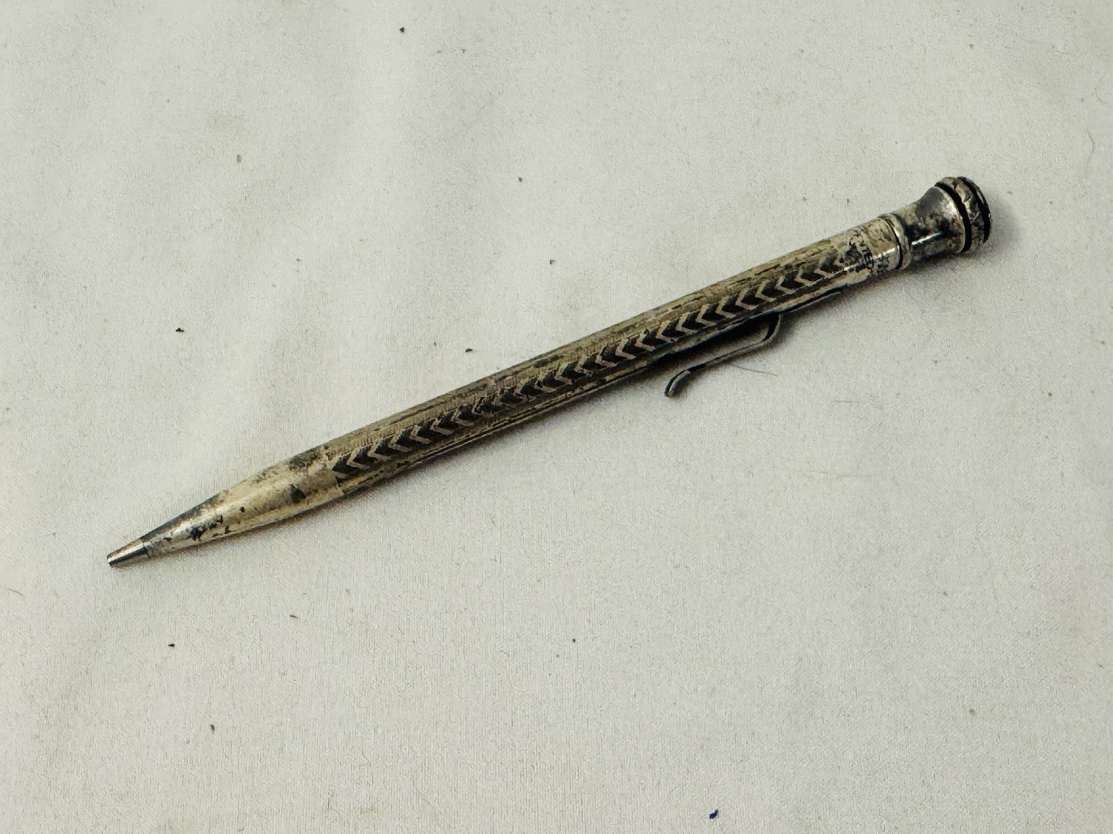 Old Vintage Silver Tone Wahl Ever Sharp Mechanical Pencil Writing