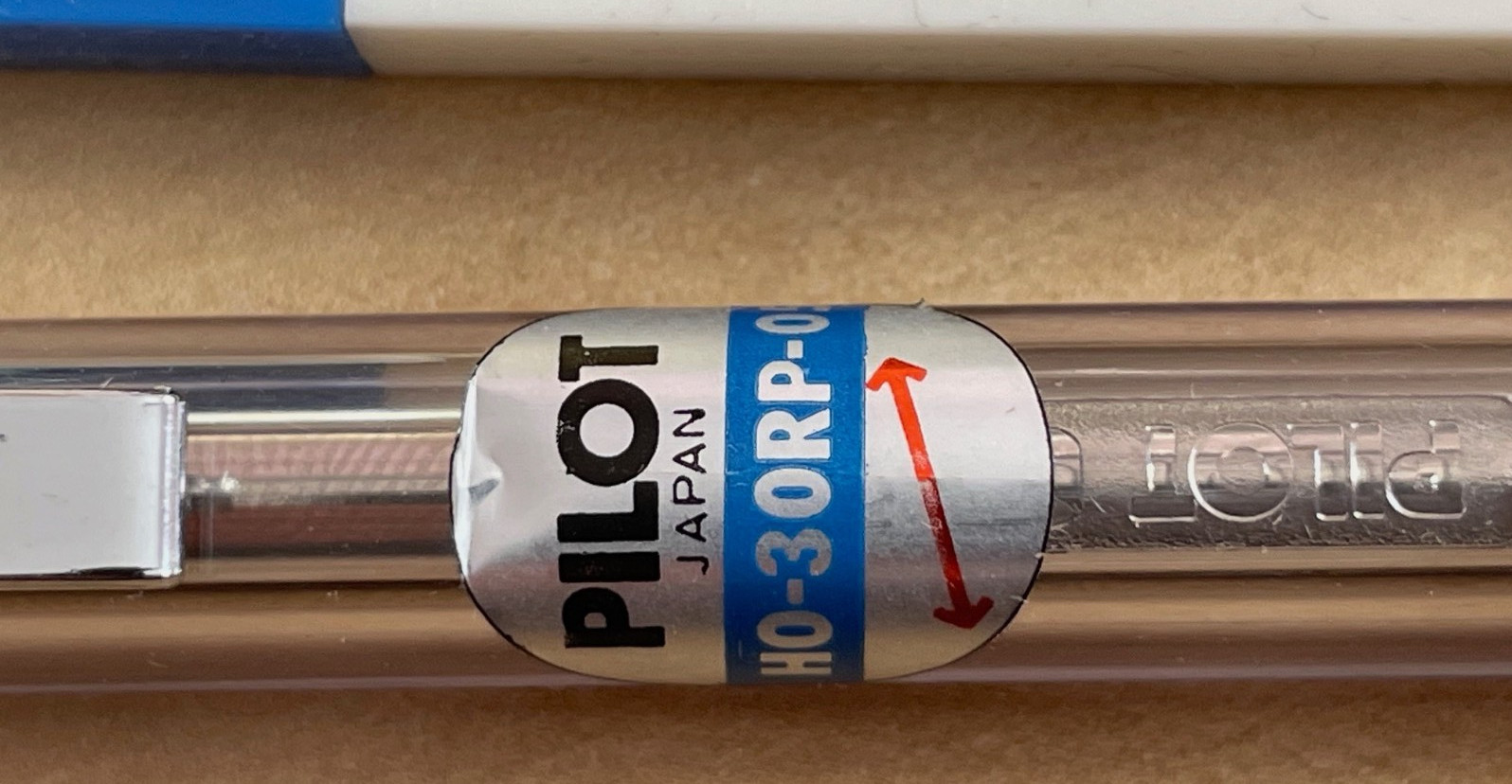 Vintage Pilot HO-30RP-05 Superpro Drafting Pencil Sliding Sleeve Japan Clear