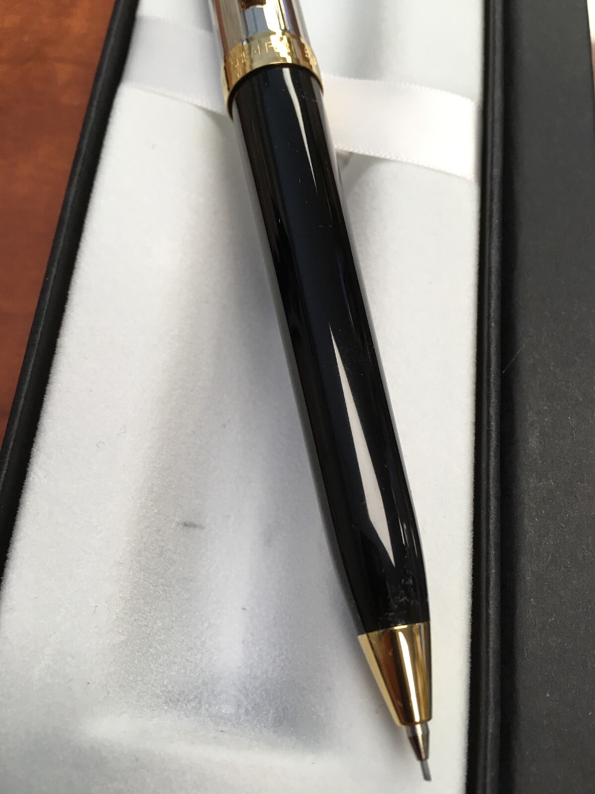 Sheaffer Prelude Black Lacquer With Palladium Plate 0.7mm Pencil
