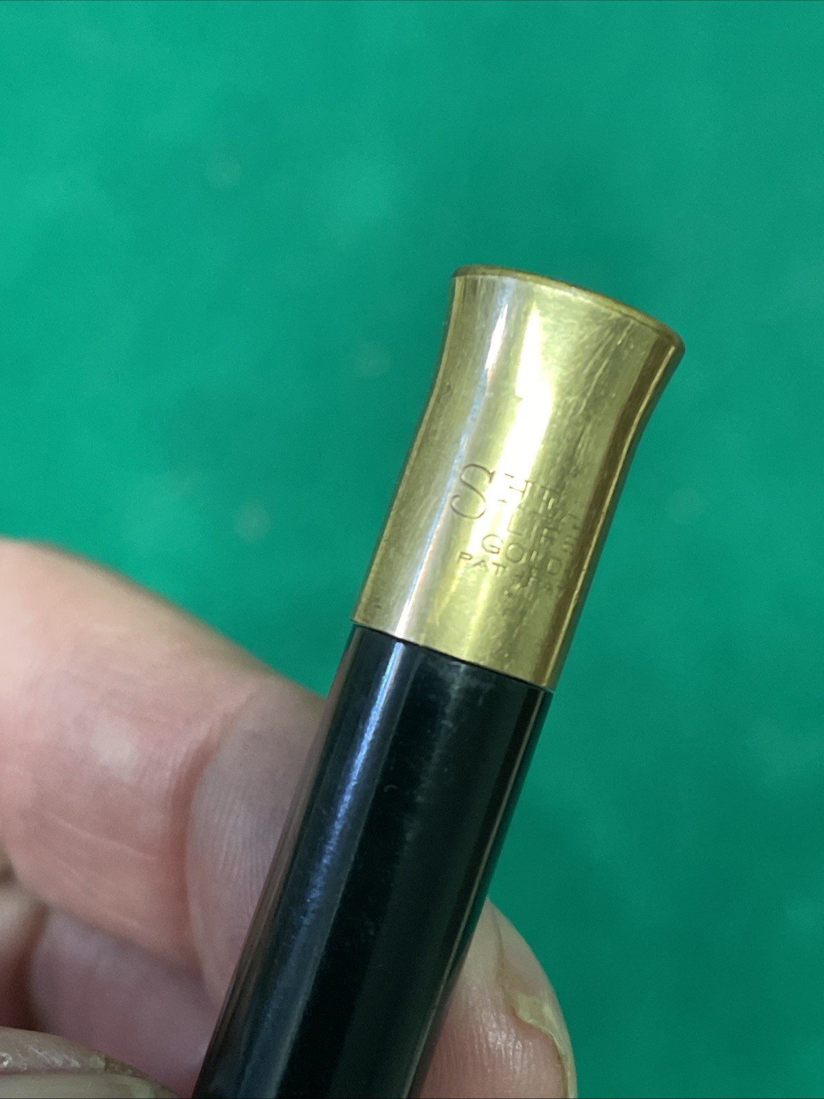 Sheaffer’s Gold Filled Top Black & Gold Mechanical Pencil Works, personailized