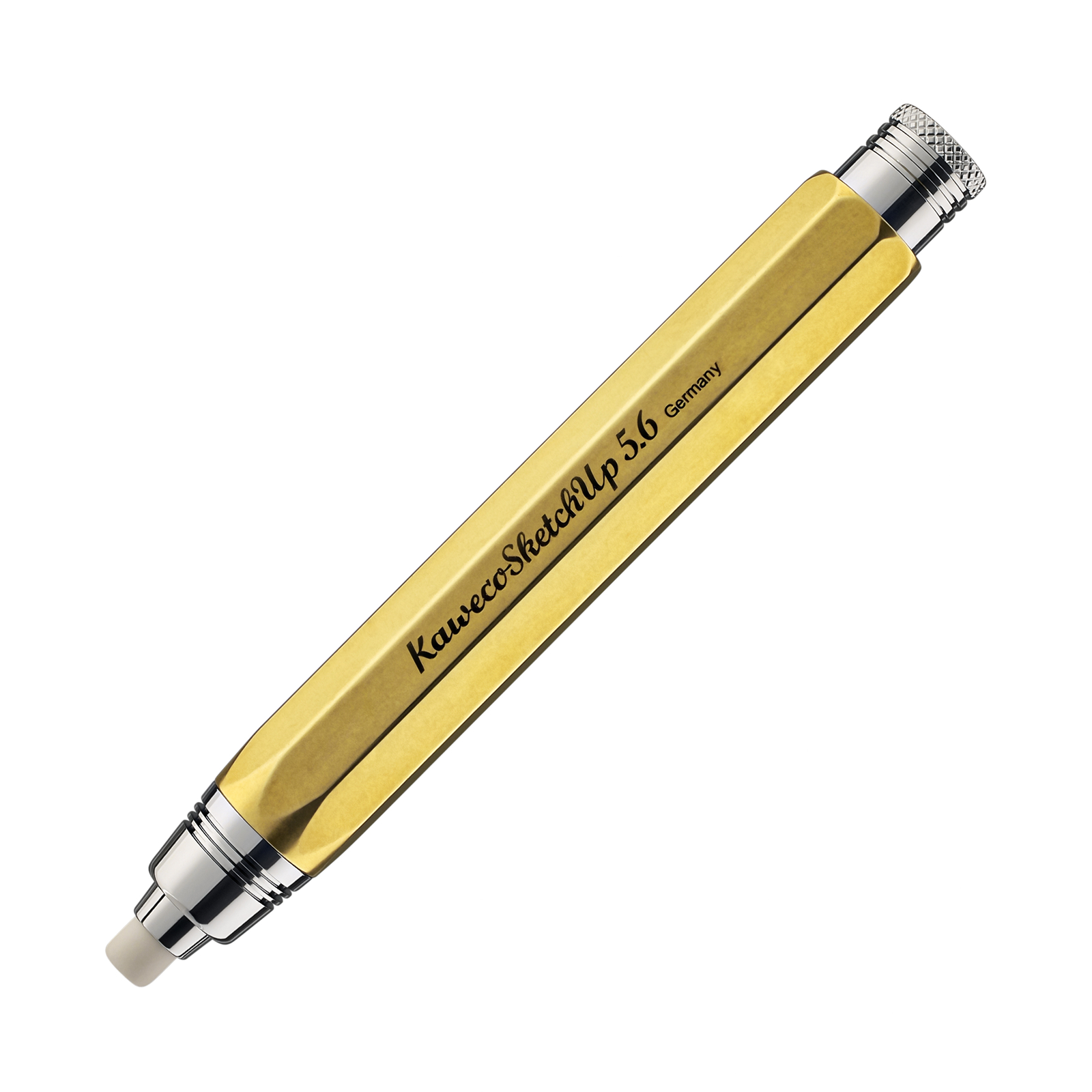 Kaweco Sketch Up Clutch Eraser in Raw Brass – 5.6mm – NEW in Box