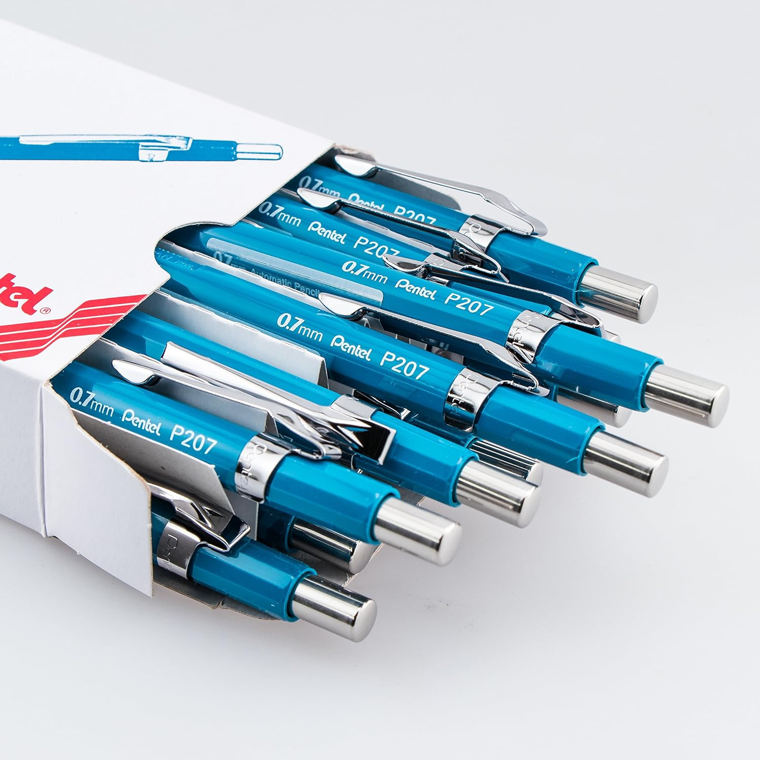 Sharp Mechanical Pencil, (0.7Mm), Blue Barrel, Box of 12 (P207C)