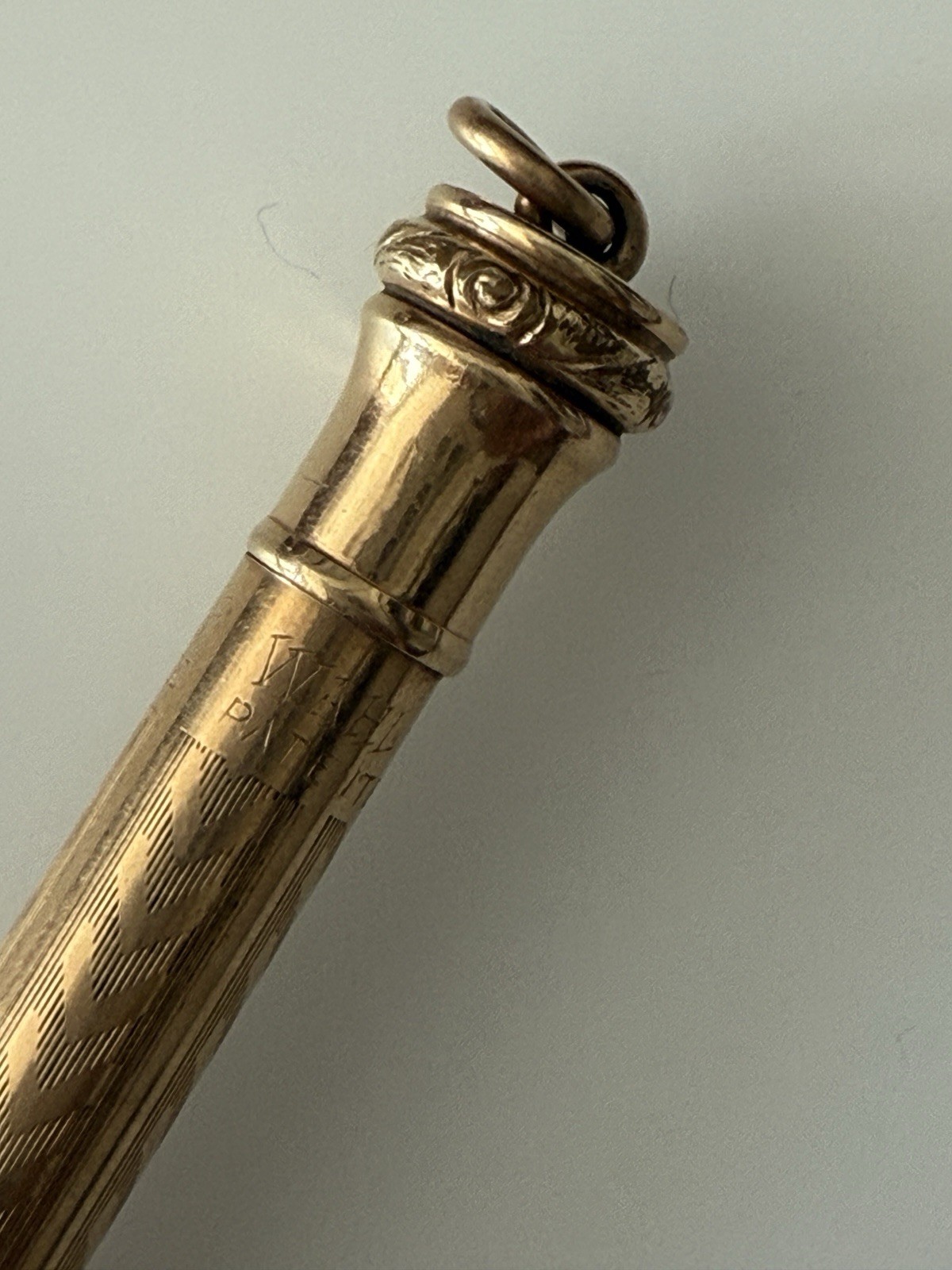 Vintage Estate Wahl Eversharp Gold Filled Mechanical Chatelaine Pencil 4″ Long
