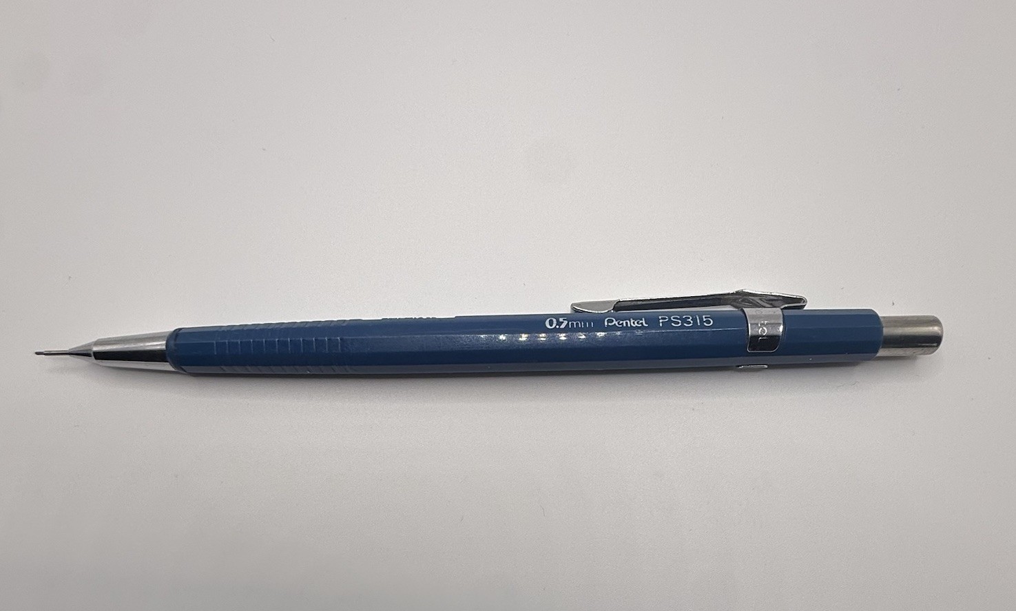 Pentel Model PS315 0.5 mm Blue Mechanical Pencil Made in Japan