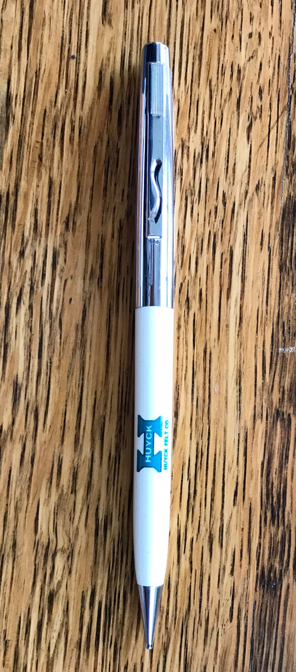 Vtg Huyck Felt Co. Mechanical Pencil Advertising WOW!