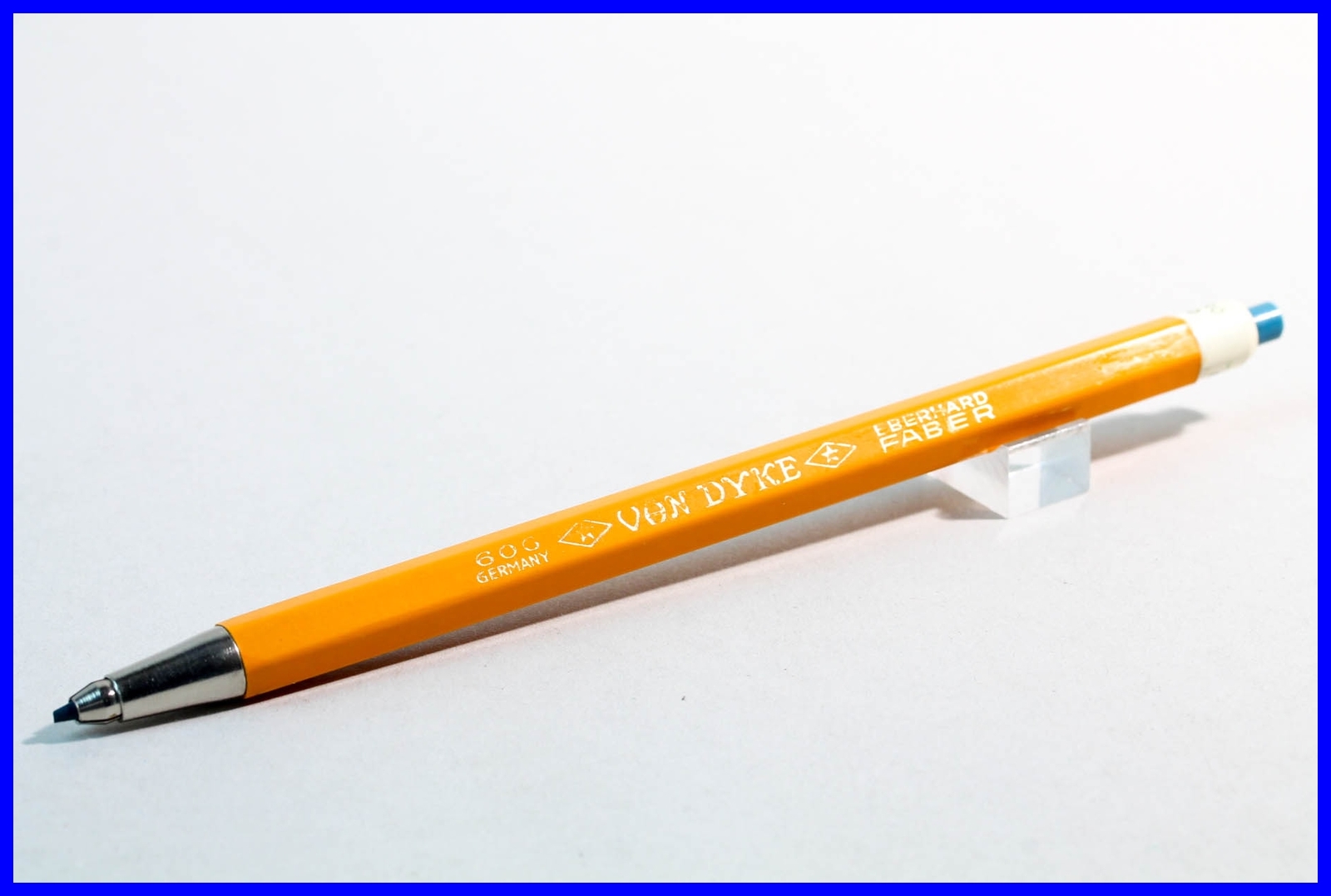 blue pusher EBERHARD FABER 606 ” VAN DYKE ” CHR MO LEADHOLDER pencil 2 mm