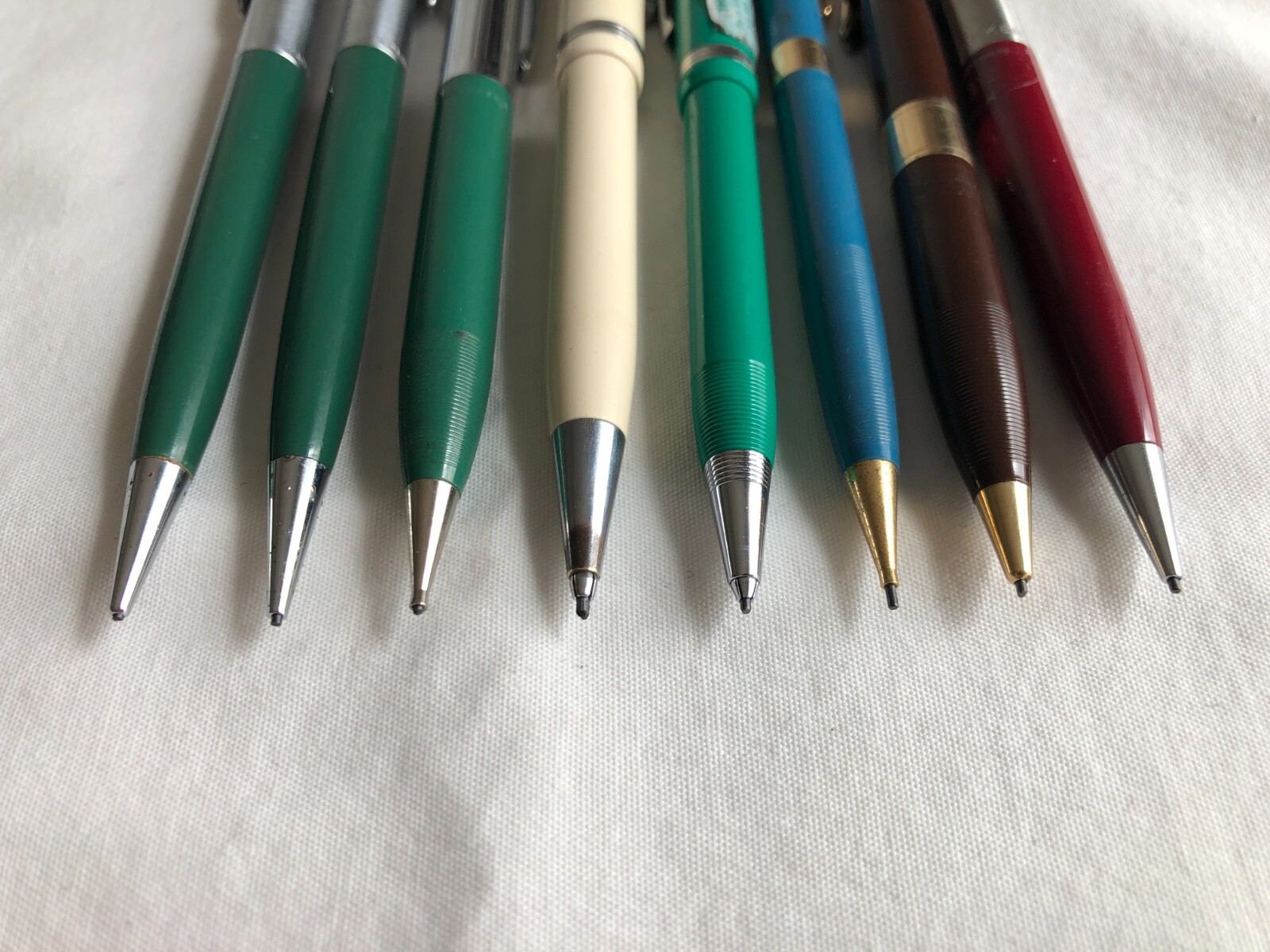 Lot of 7 Vintage Mechanical Pencils 1940s, 1950s, & 1960s Made in USA