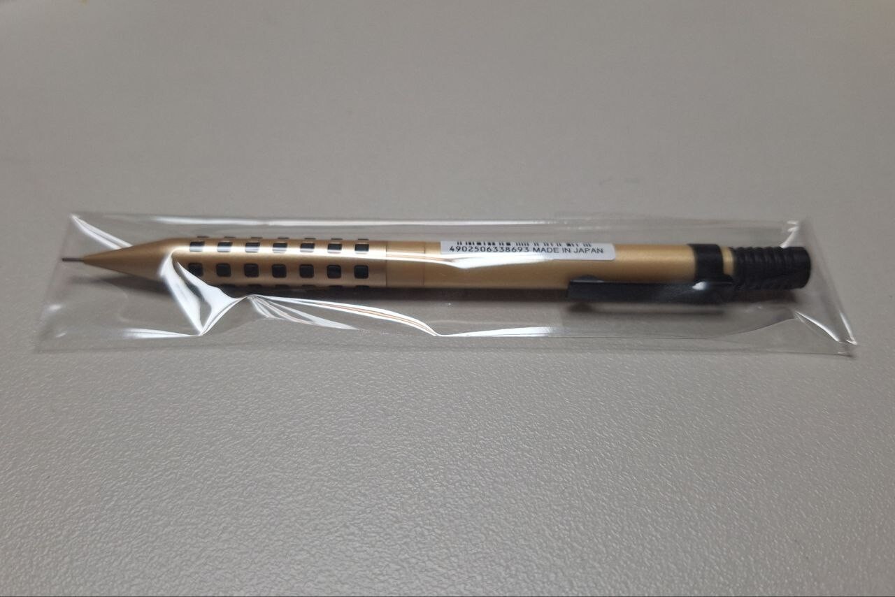 SMASH Pentel Mechanical Pencil Kitera Champagne Gold Limited Edition Q1005-XKS