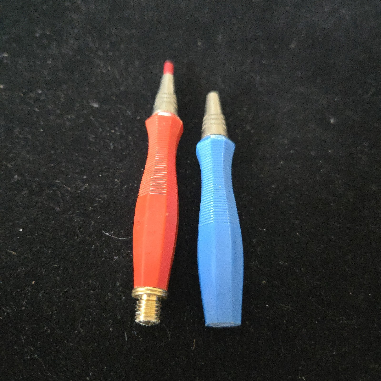 Vintage Zaner Bloser Mechanical Pencil Wax Red/ Blue