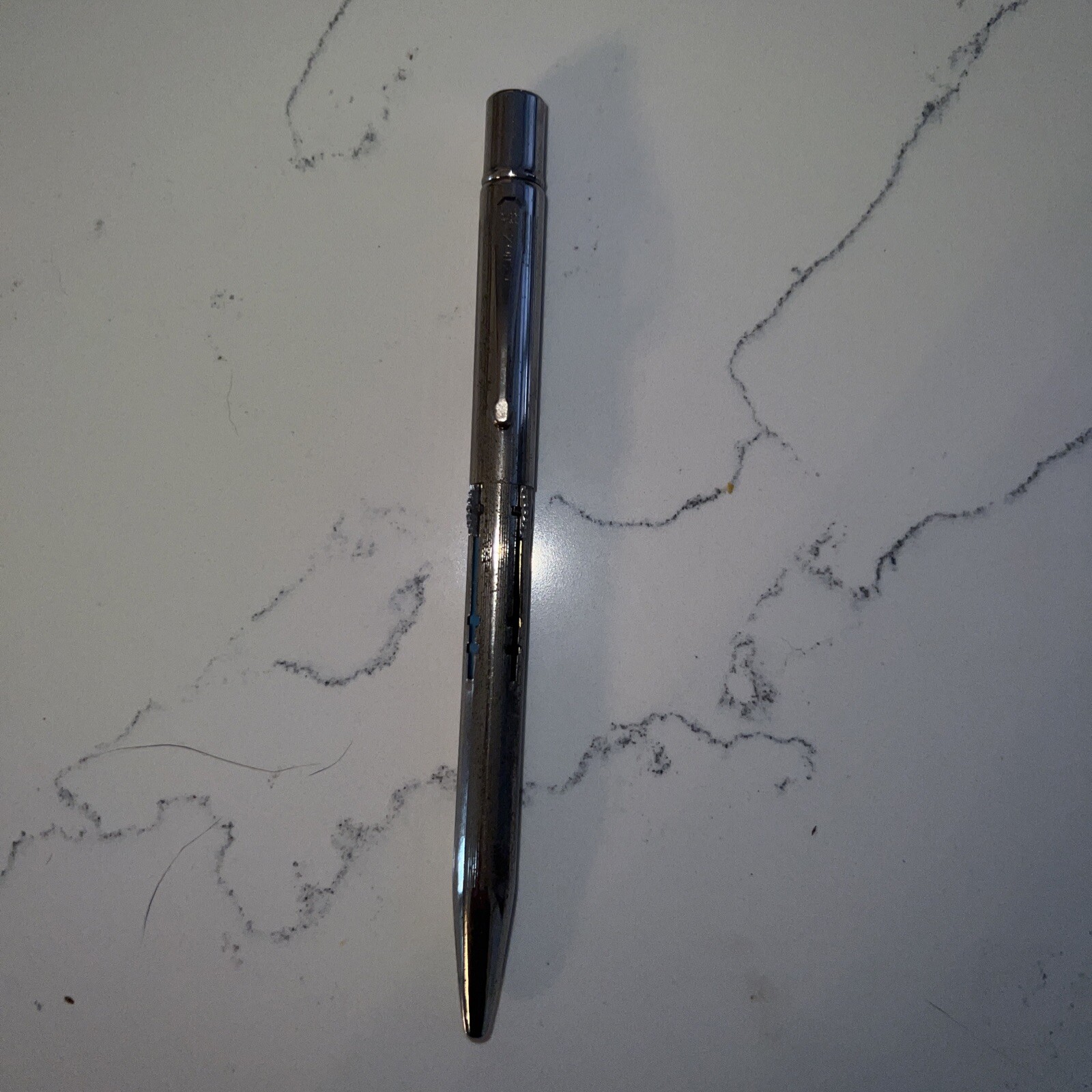VINTAGE MONEL NORMA PAT USA 4 COLOR MECHANICAL PENCIL CHROME TONE-EB68