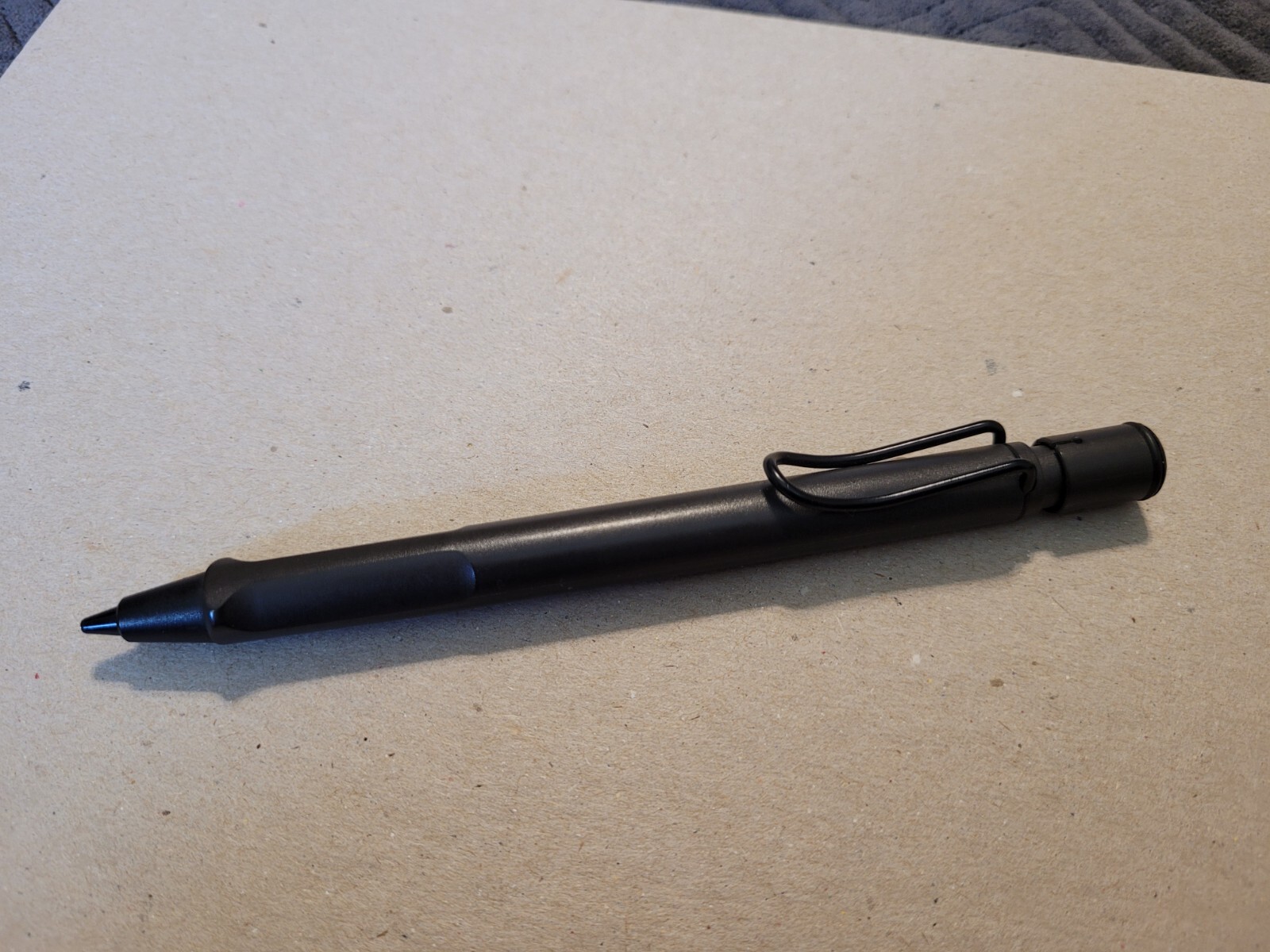 Vtg Lamy Safari Push Mechanism Pencil (0.5 mm) in Gray Black clip West Germany