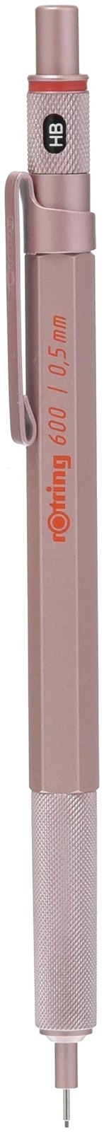 Rotring Mechanical Pencil Rose Gold 600 2158794 0.5mm rOtring Mechanical Pencil
