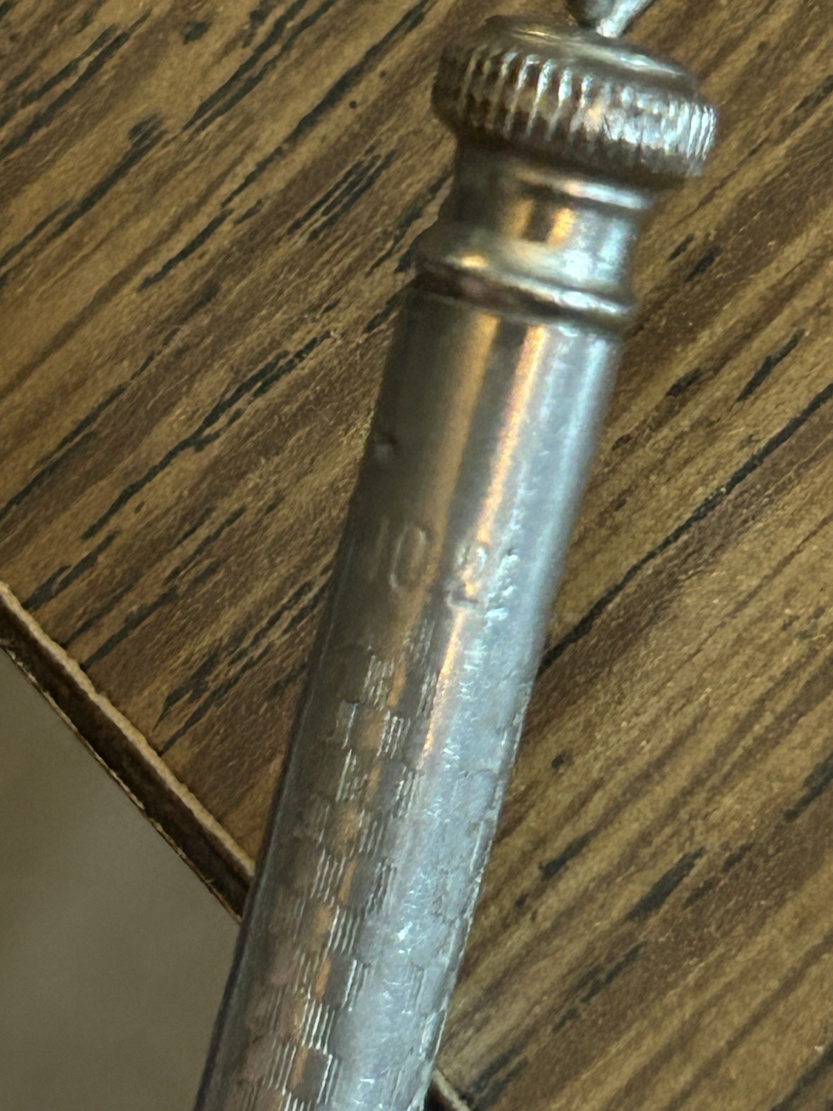 Antique Silver Tone 3.5” Mechanical Pencil- Pat. Oct 10, 1922