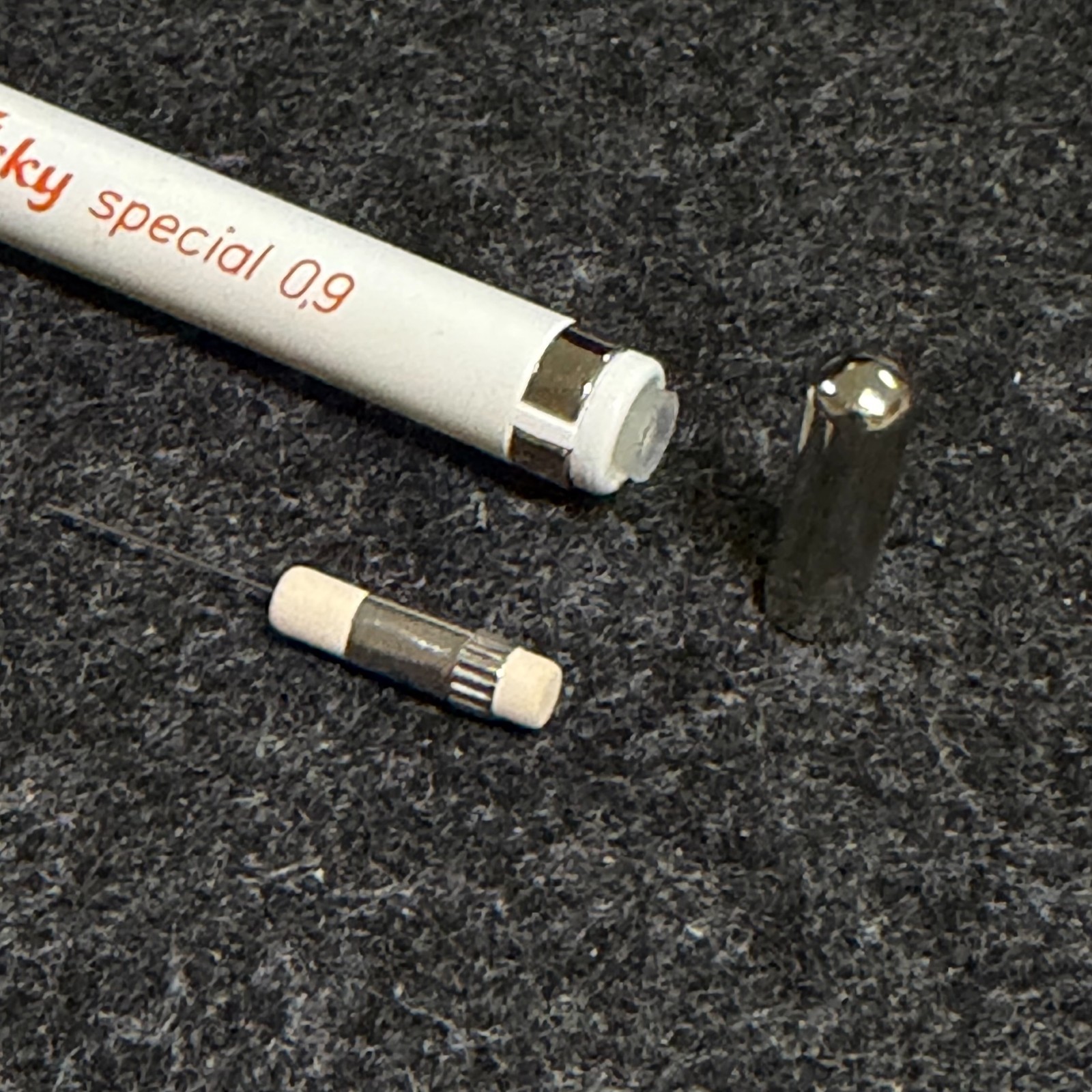 Vintage rOtring Tikky Special 0.9mm White Orange 1st Gen NOS JDM