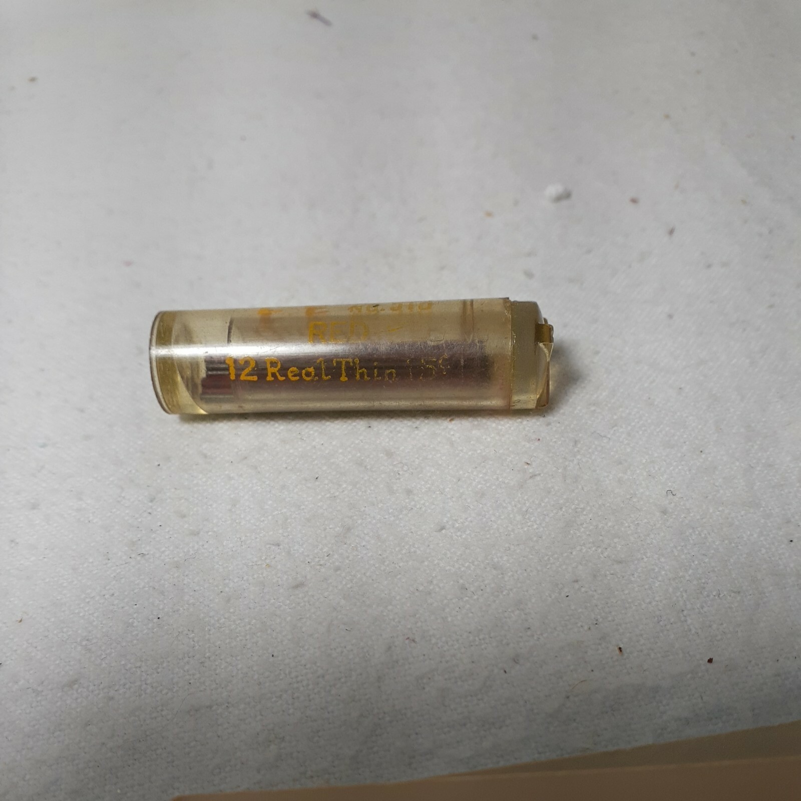 11 AUTOPOINT QUALITY LEADS MECHANICAL PENCIL No 513 “REAL THIN” RED 15¢ TUBE