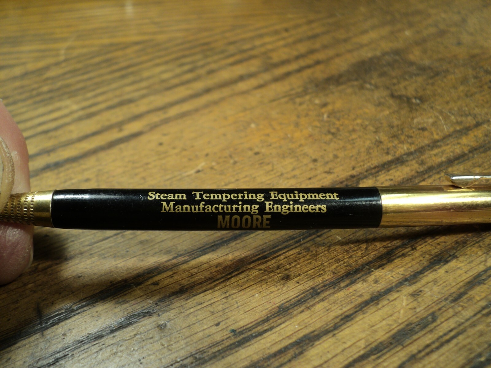 Vintage Mechanical Pencil Moore Manufacturing Co Flour & Feed Mill Machinery