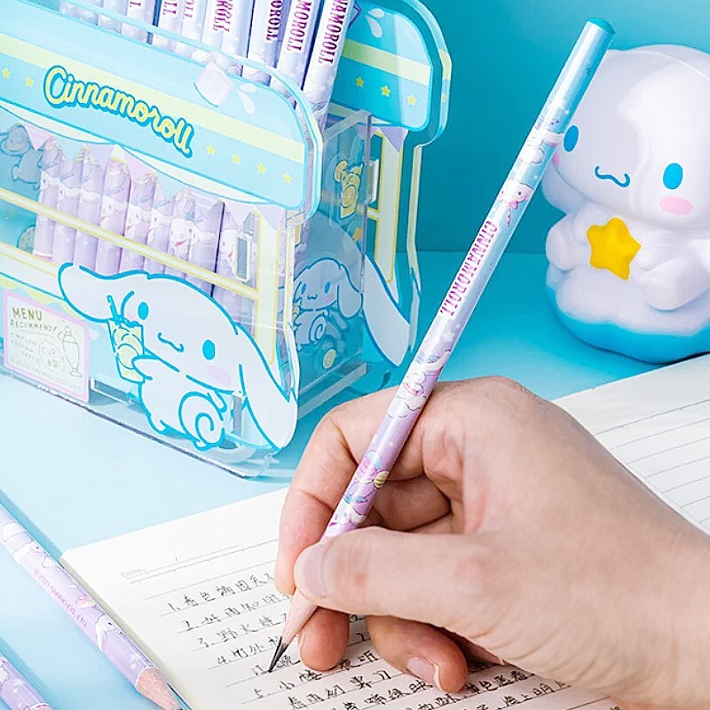Sanrio Cinnamoroll Pencil 2x Set Original Anime Manga Kawaii Japan NEW