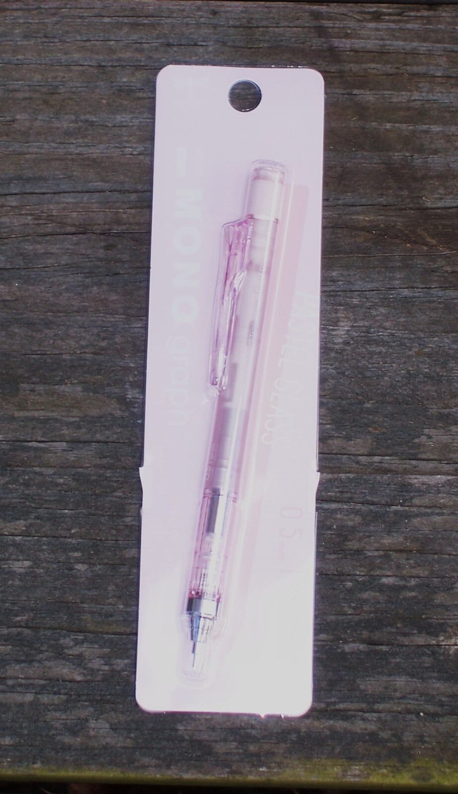 Limited Mechanical Pencil Monograph Glass Pink 0.5mm