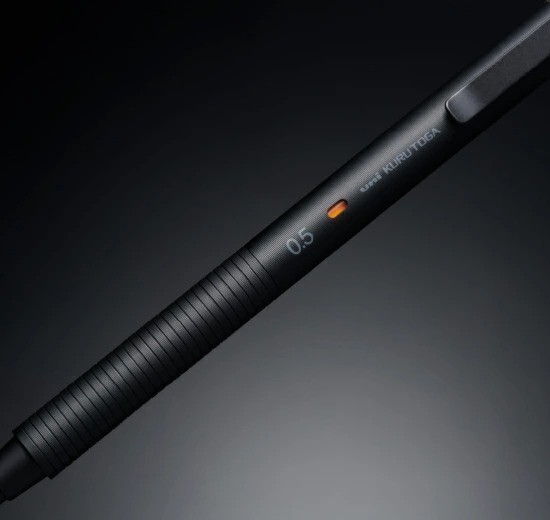 Mitsubishi Uni Mechanical Pencil Kuru Toga Metal Nocturne Black M5-KH 1P 0.5mm