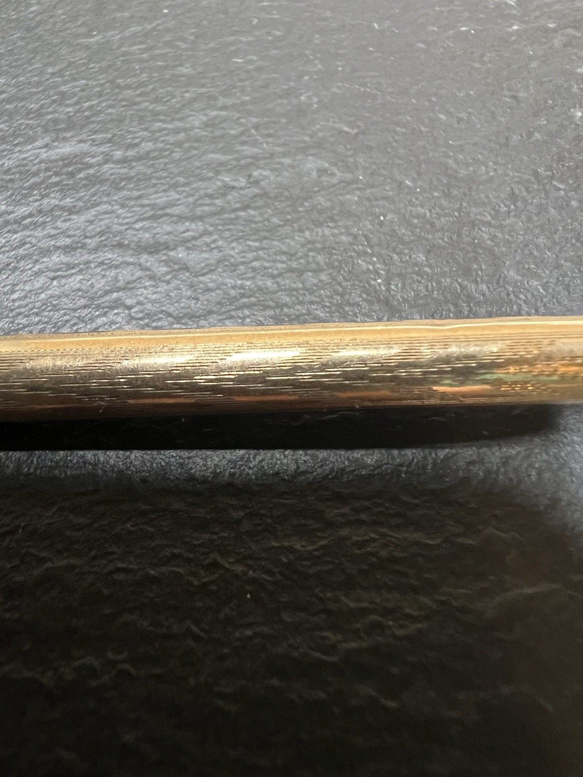VINTAGE GOLD FILLED MECHANICAL PENCIL FOB PENDANT 2 3/4 INCHES LONG LARGE LEAD