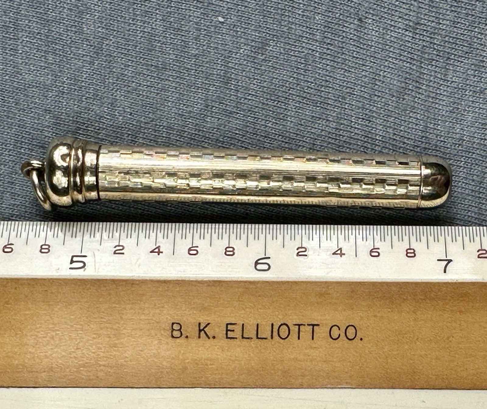 Mabie Todd Victorian Telescoping Magic Pencil MT Hallmark Gold Filled, Works