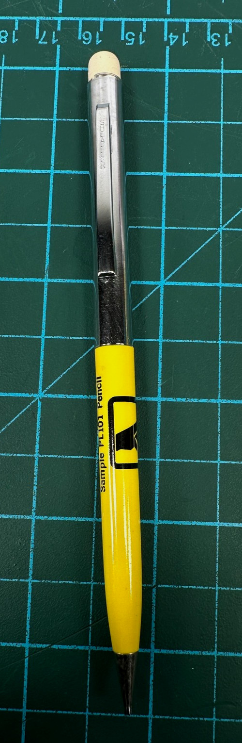VTG Sheaffer Salesman Sample Yellow Pages Mechanical Pencil PL101 Advertising