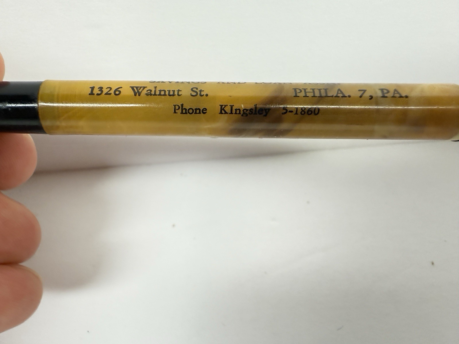 Vintage Redipoint Mechanical Pencil Colonial Federal Savings Loan Philadelphia ￼