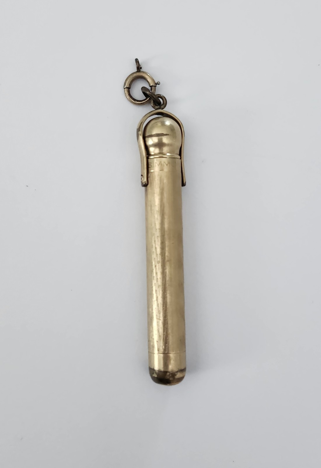 Vintage Simmons Gold-Plated Mechanical Pencil Mini Pocket Size Keychain