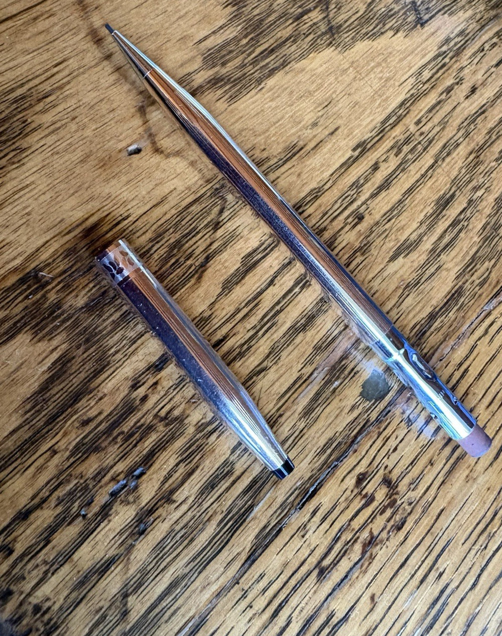 VTG 1/20 14kt Gold Filled VTG CROSS Pencil with refills -useable collectable