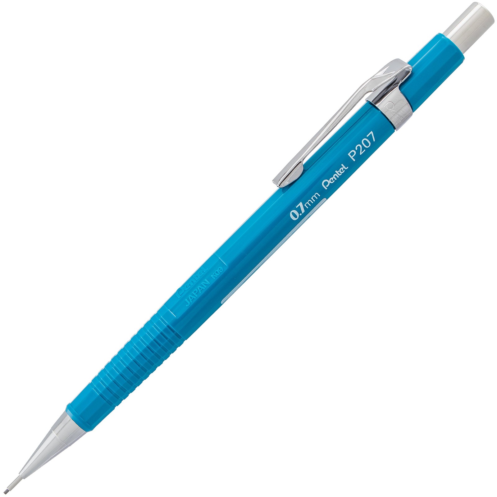 Pentel Sharp Mechanical Pencil, (0.7mm), Medium 4 Count (Pack of 1), Blue