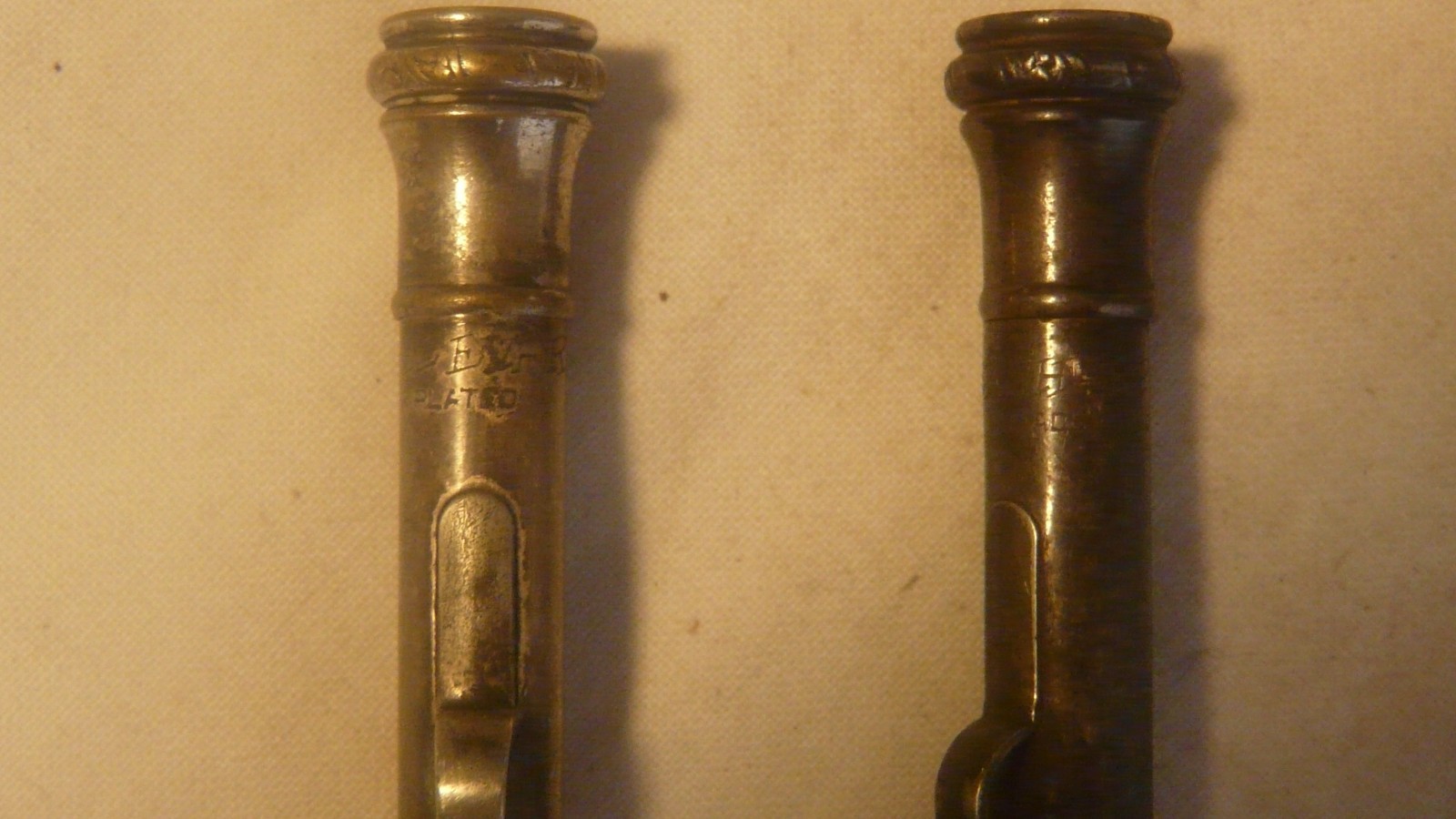 2 Antique Vintage Silver Plate Wahl Eversharp Mechanical Pencils