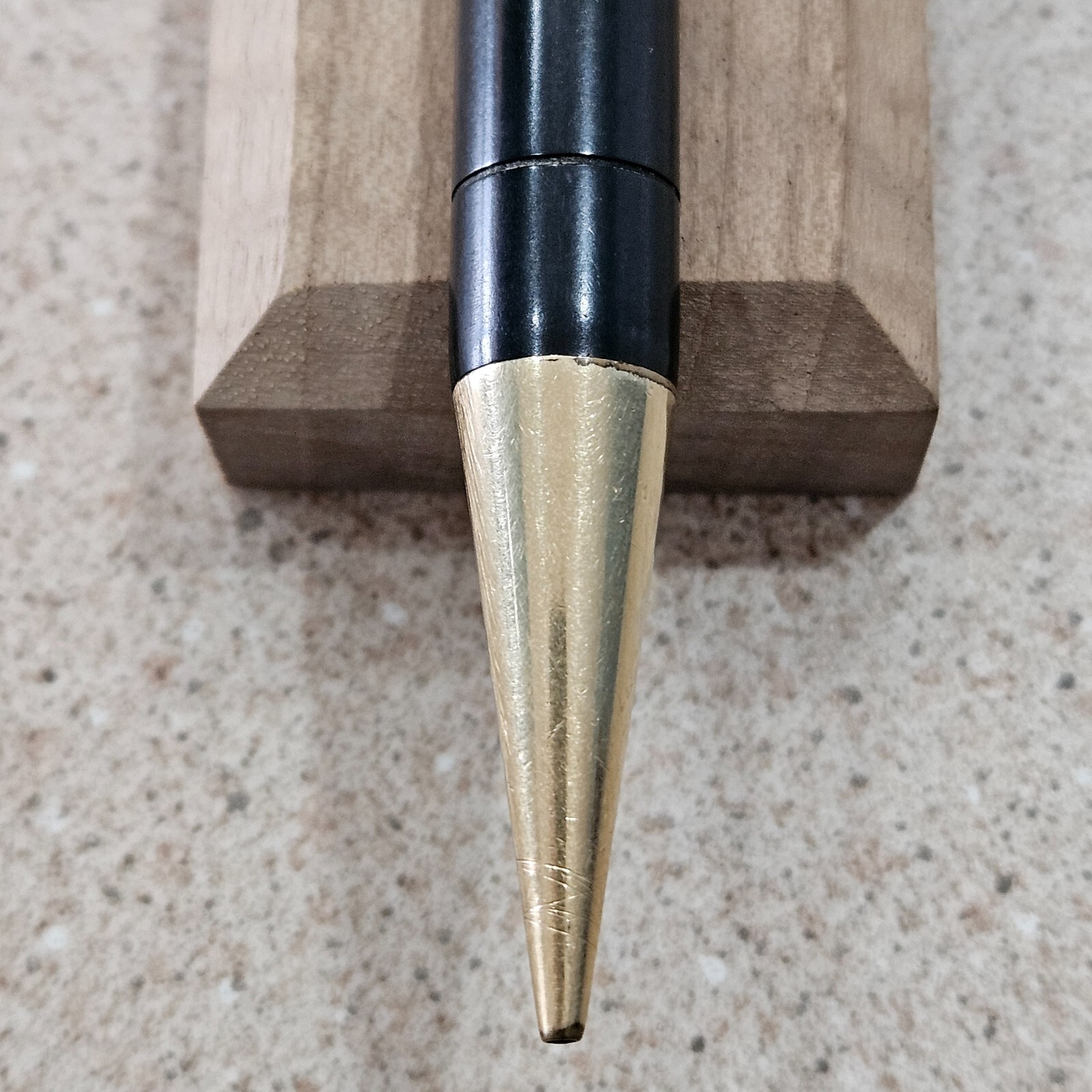 Conklin Endura Black Rings Gold Filled Trim 5.5″ Mechanical Pencil PAT 5-28-18
