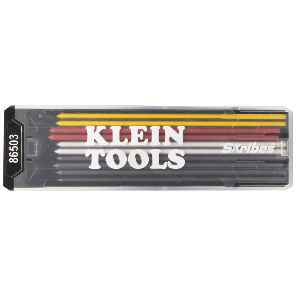Klein Tools Skribes 2.8mm Mechanical Carpenter Pencil Lead Refills 8mm Assorted