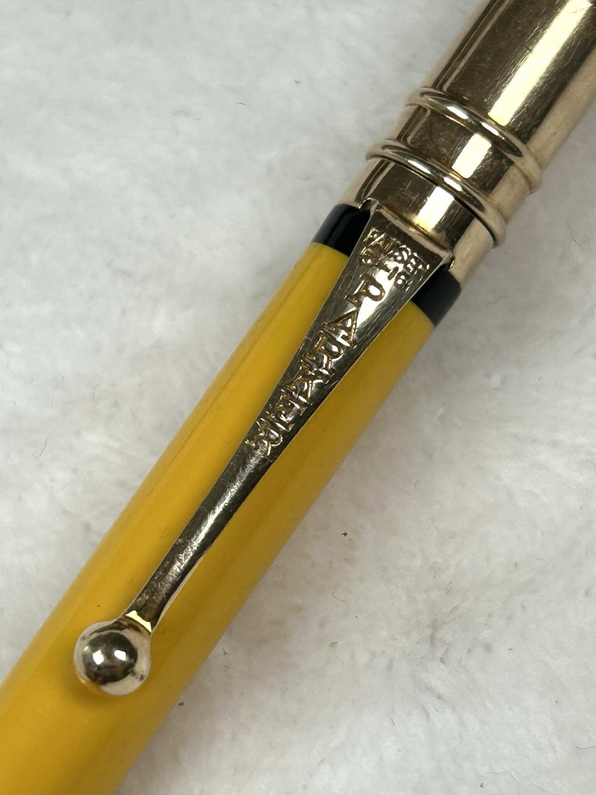 1920s Parker Duofold Mandarin Yellow Junior & Lady Mechanical Pencils w/ Box