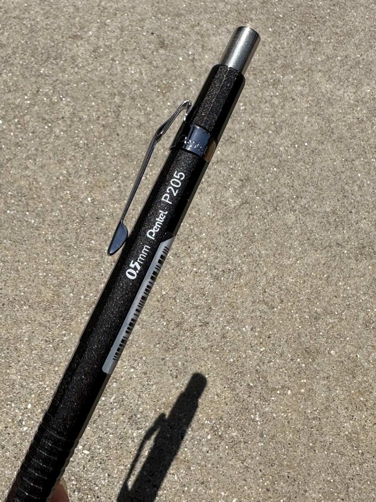 Pentel Sharp Automatic Drafting Pencil 0.5mm Metallic Series Graphite P205MNX