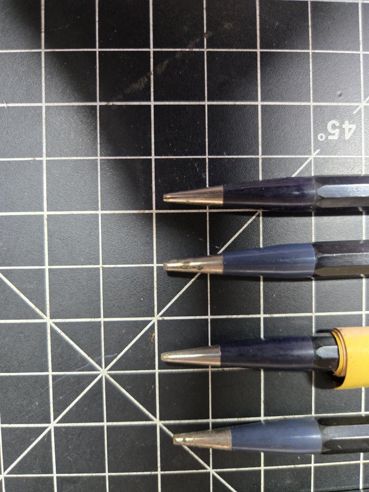 Vintage Autopoint Twinpoint US Government Red Blue Black Mechanical Pencils Lot