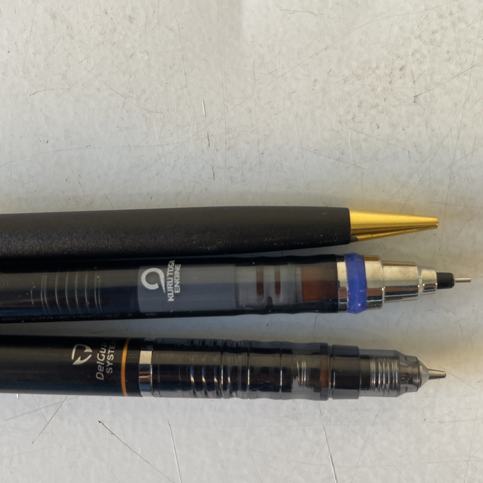 Zebra DelGuard Uni Kuru Toga 0.5mm Lead Mechanical Pencil Lot Of 3 Parker Pencil