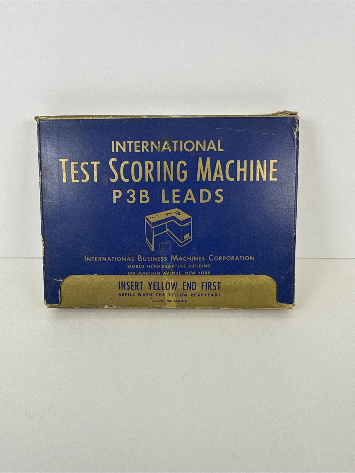 Vintage International Test ScoringMachine P3B Leads Pencils – Complete