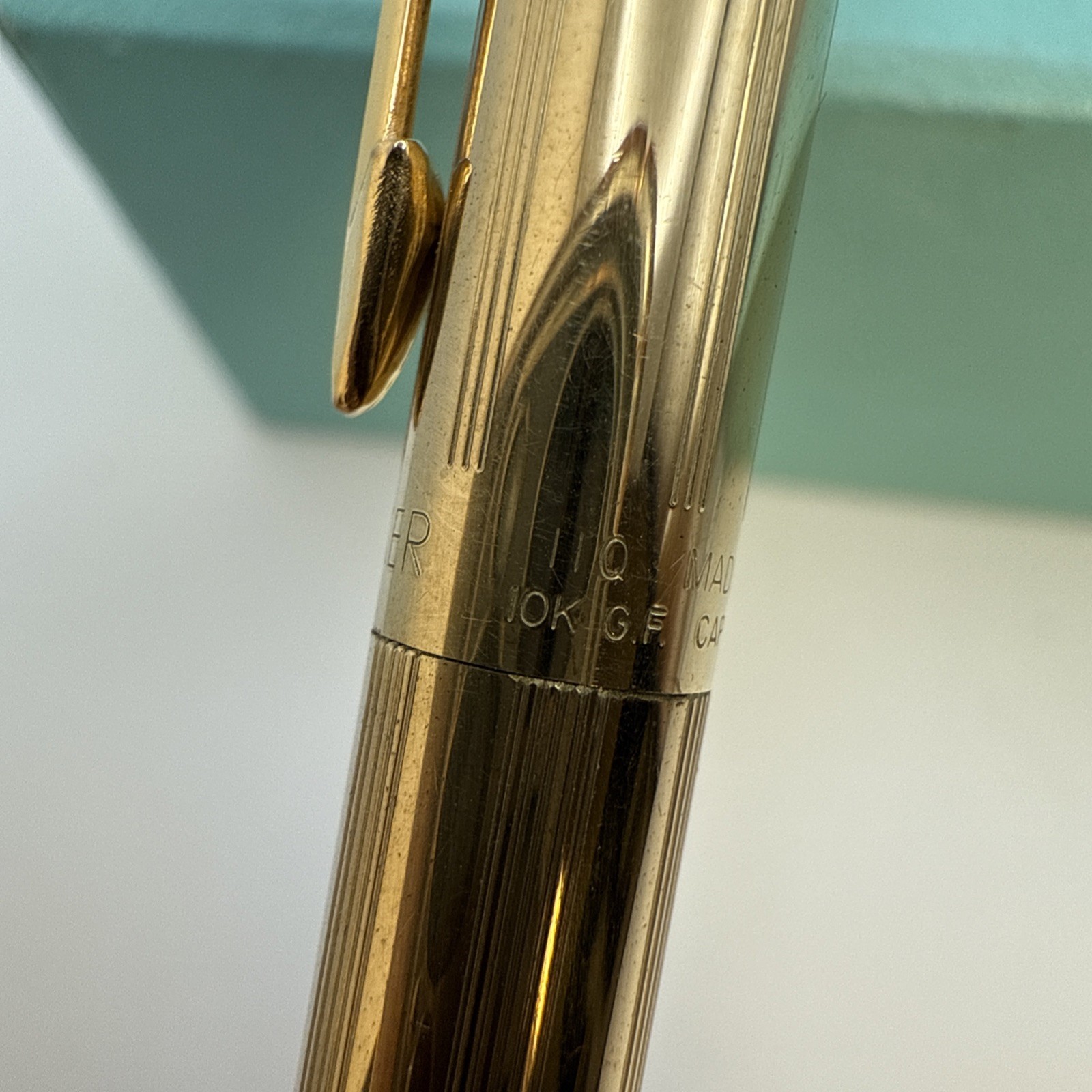 Vintage Parker 10K Gold-Filled Pen Black Ink.