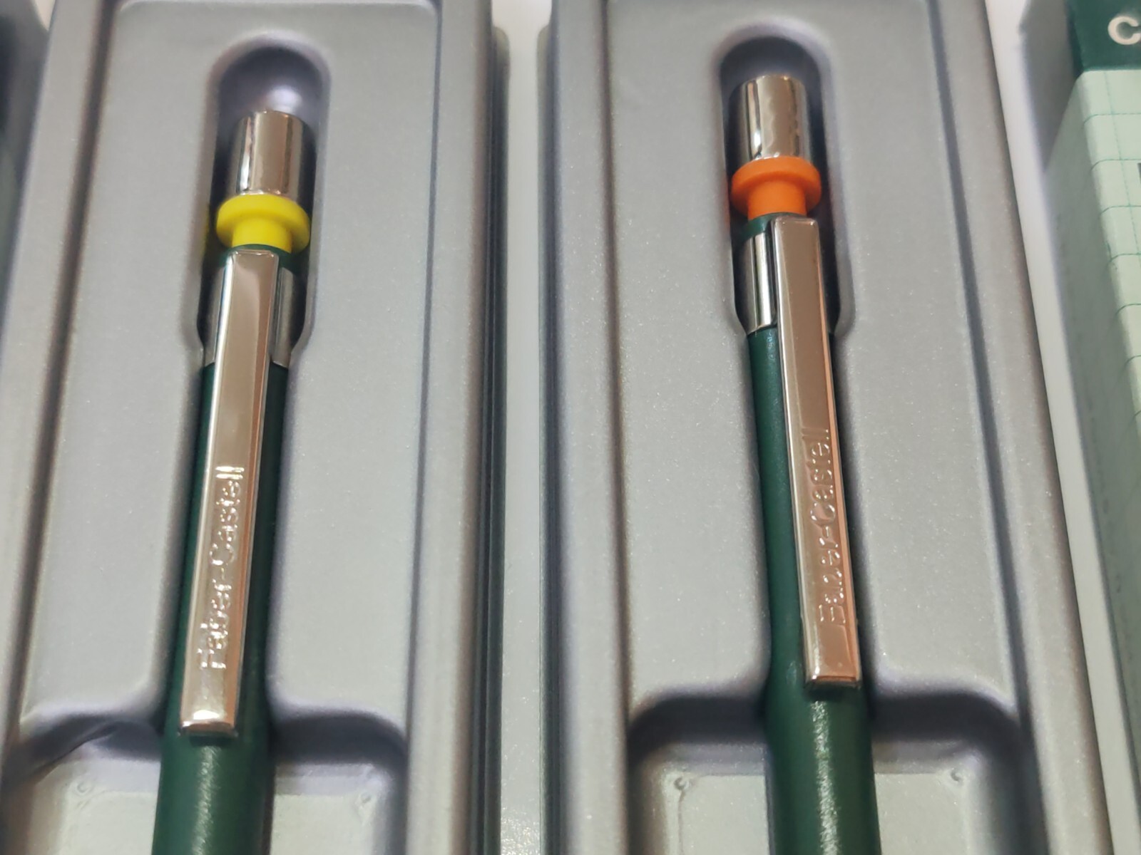 Vtg 2Pcs Nos FABER-CASTELL XFL-K FINE L 0.3+0.9mm Drafting Mechanical Pencil 80s
