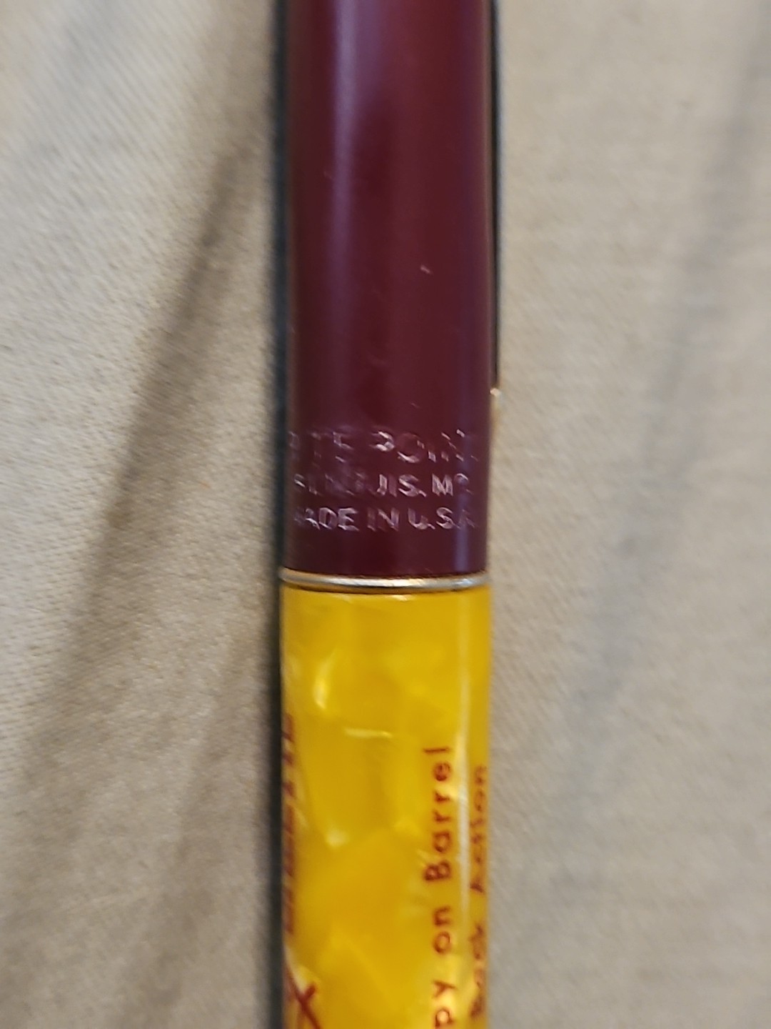 Vintage Ritepoint Mechanical Pencil Bird dog Gazette. Saint louis Mo. Works