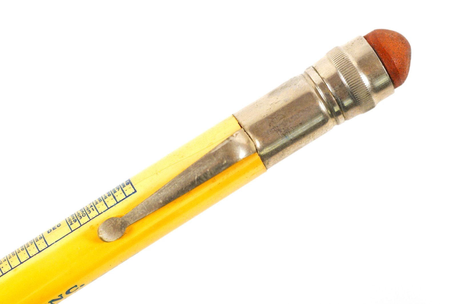 1940 Firestone Jack Thomas Inc Norwalk CT Laminated Wide Wood Mechanical Pencil