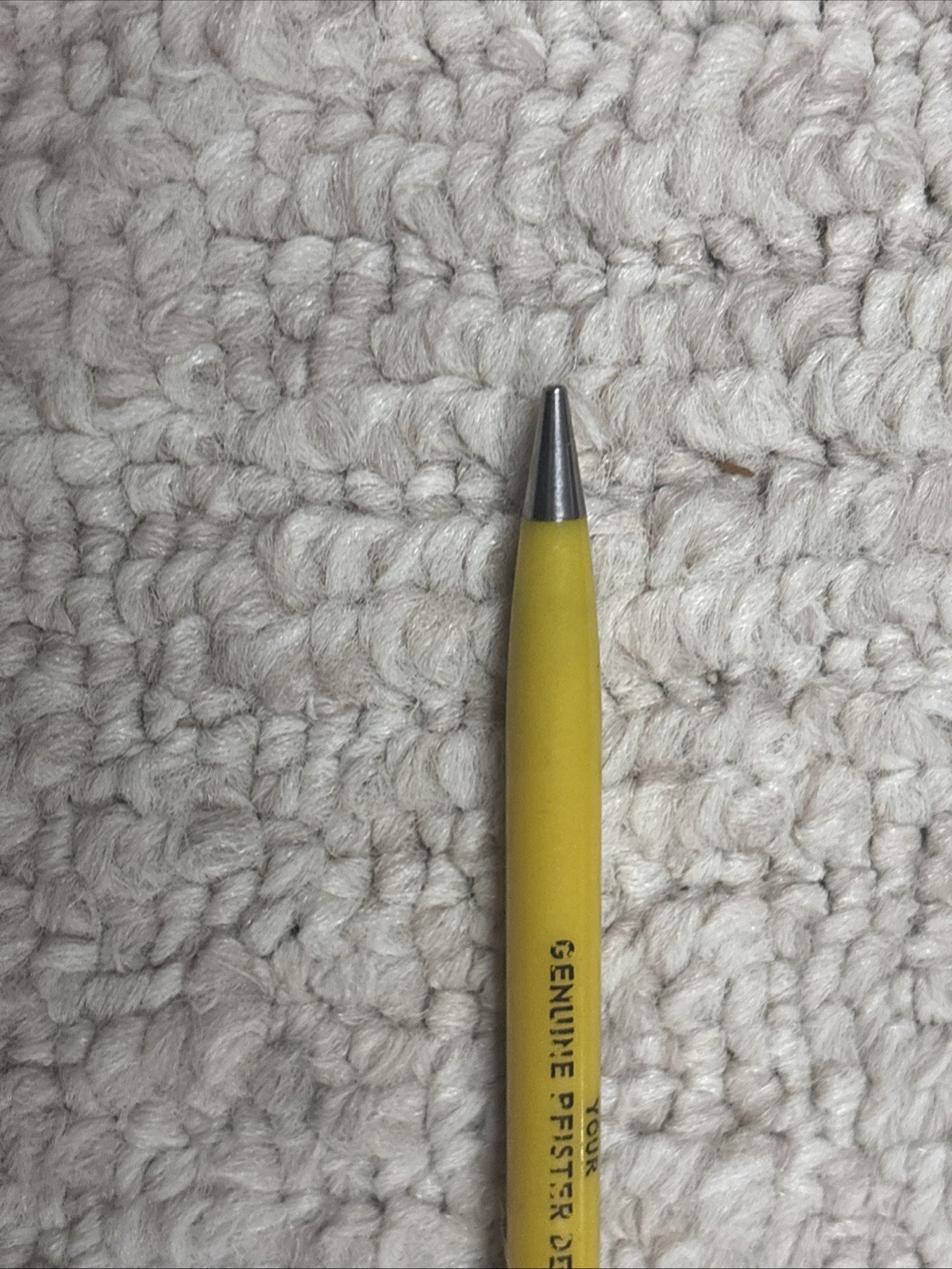 P.A.G. Mechanical Pencil Compliments Of Your Genuine Pfister dealer, (vintage)