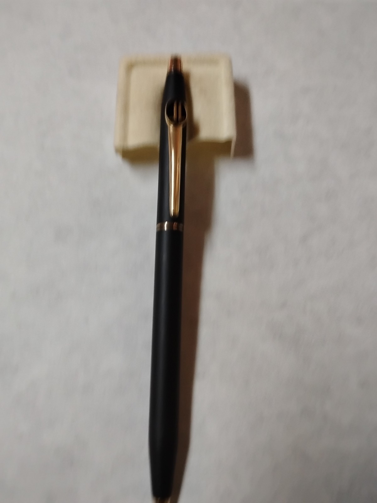 Vintage Cross Matte Black Gold Trim Mechanical Pencil J&L Steel Emblem Works #L2