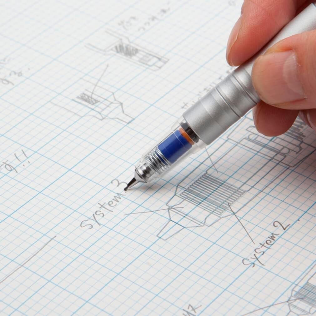 ZEBRA Delguard Type Lx 0.5mm Mechanical Pencil P-MA86-BK Black body